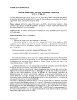 Procès-verbal du conseil municipal du 30 JANVIER 2025